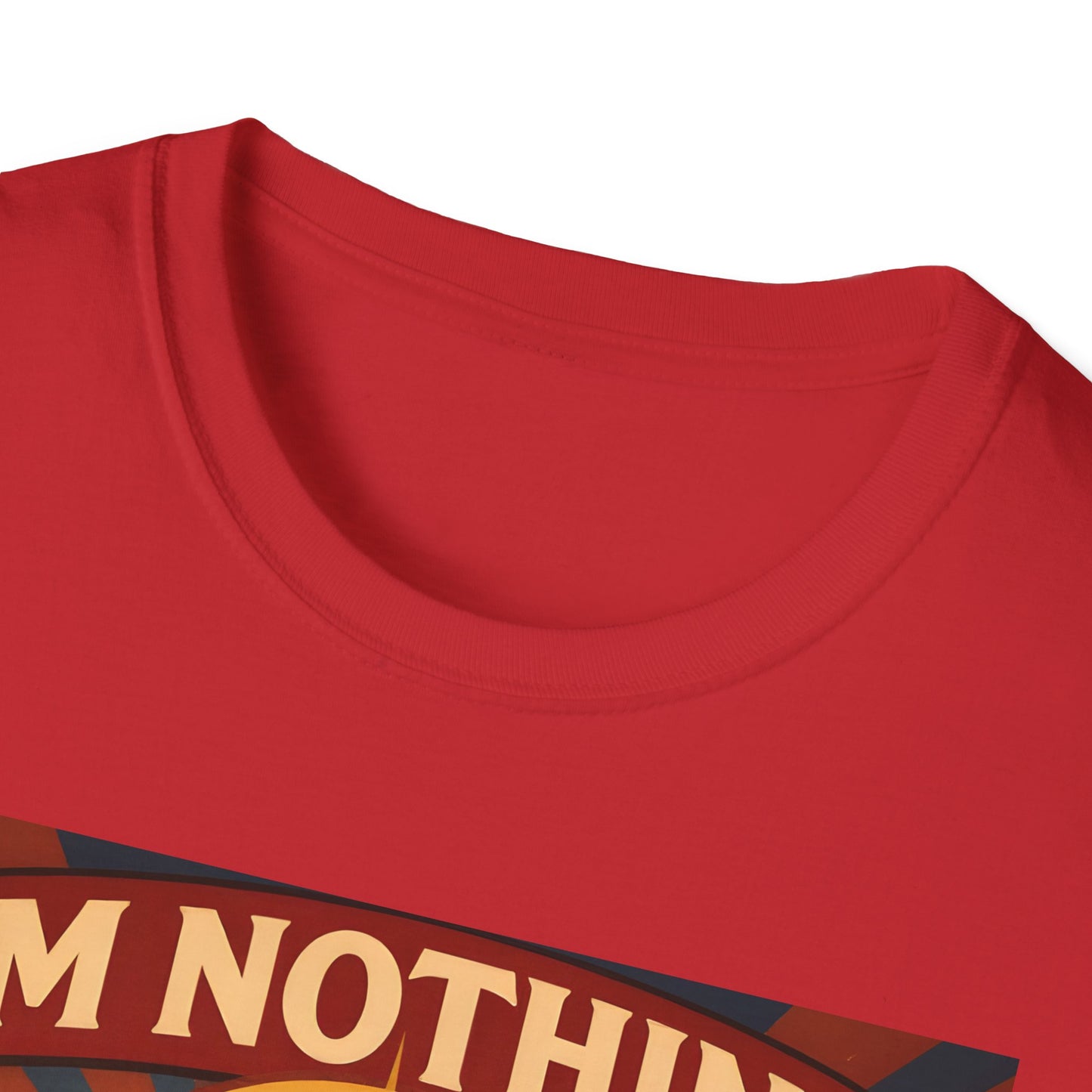 Faith-Inspired Unisex Softstyle T-Shirt - I'm Nothing Without Jesus, by Charlie Kirk famous Quote , Christian Apparel, Gift for Believers, Religious Tee, Patriotic Shirt