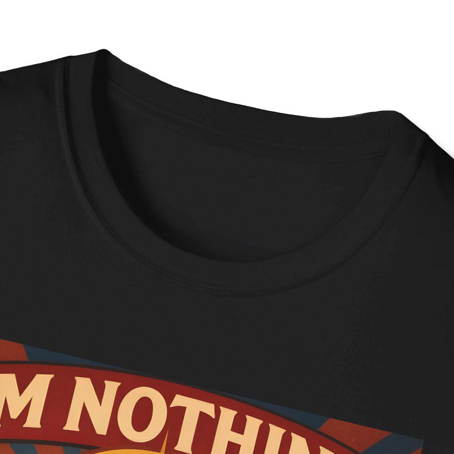Faith-Inspired Unisex Softstyle T-Shirt - I'm Nothing Without Jesus, by Charlie Kirk famous Quote , Christian Apparel, Gift for Believers, Religious Tee, Patriotic Shirt